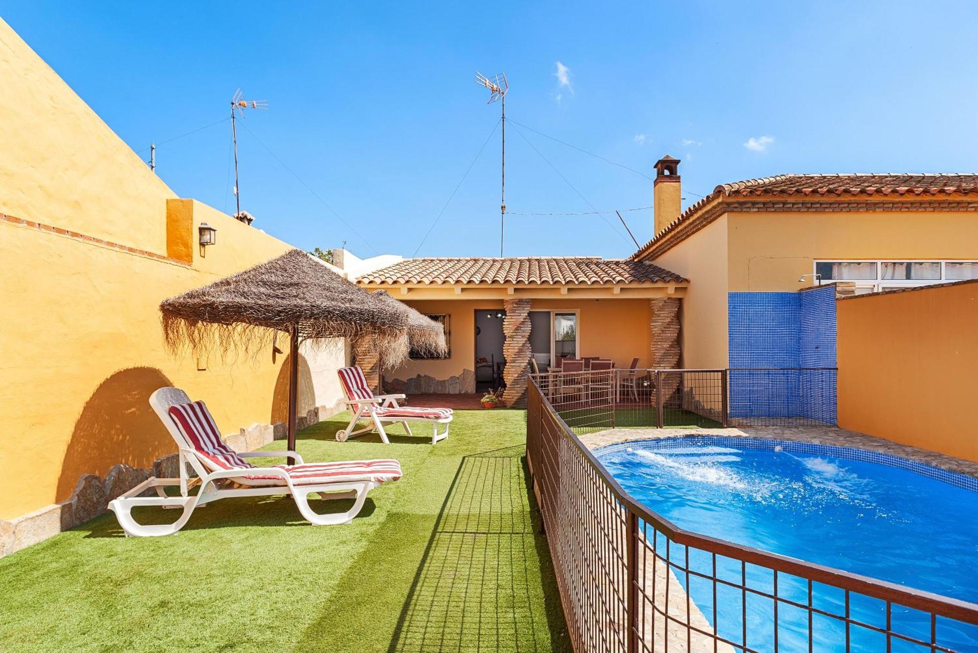 Chalet Rocio - Solo Familias Conil De La Frontera Luaran gambar